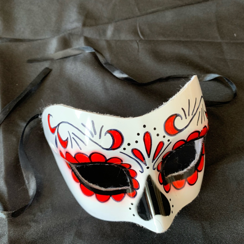 Halloween Costume. Day of the Dead 2 Masks. - Picture 2 of 4